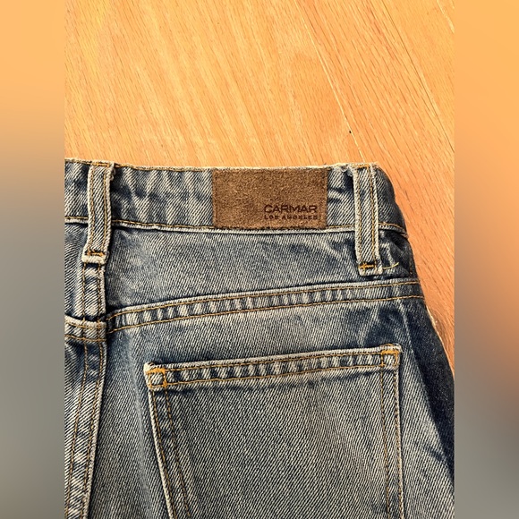 CARMAR Side Contrast Hermia Straight Leg Women’s Jean 100% Cotton Size 23 - Picture 8 of 11